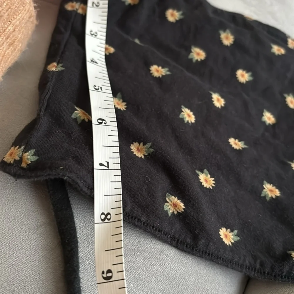 Hollister Reversible Floral Black Women's Tube Top size small